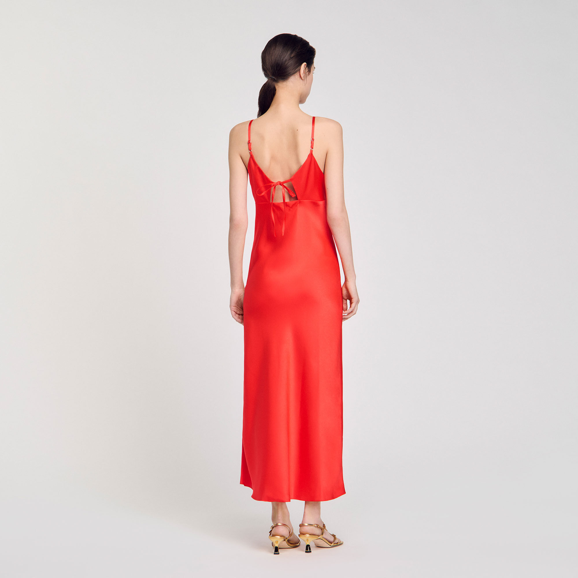 Floaty dress with straps