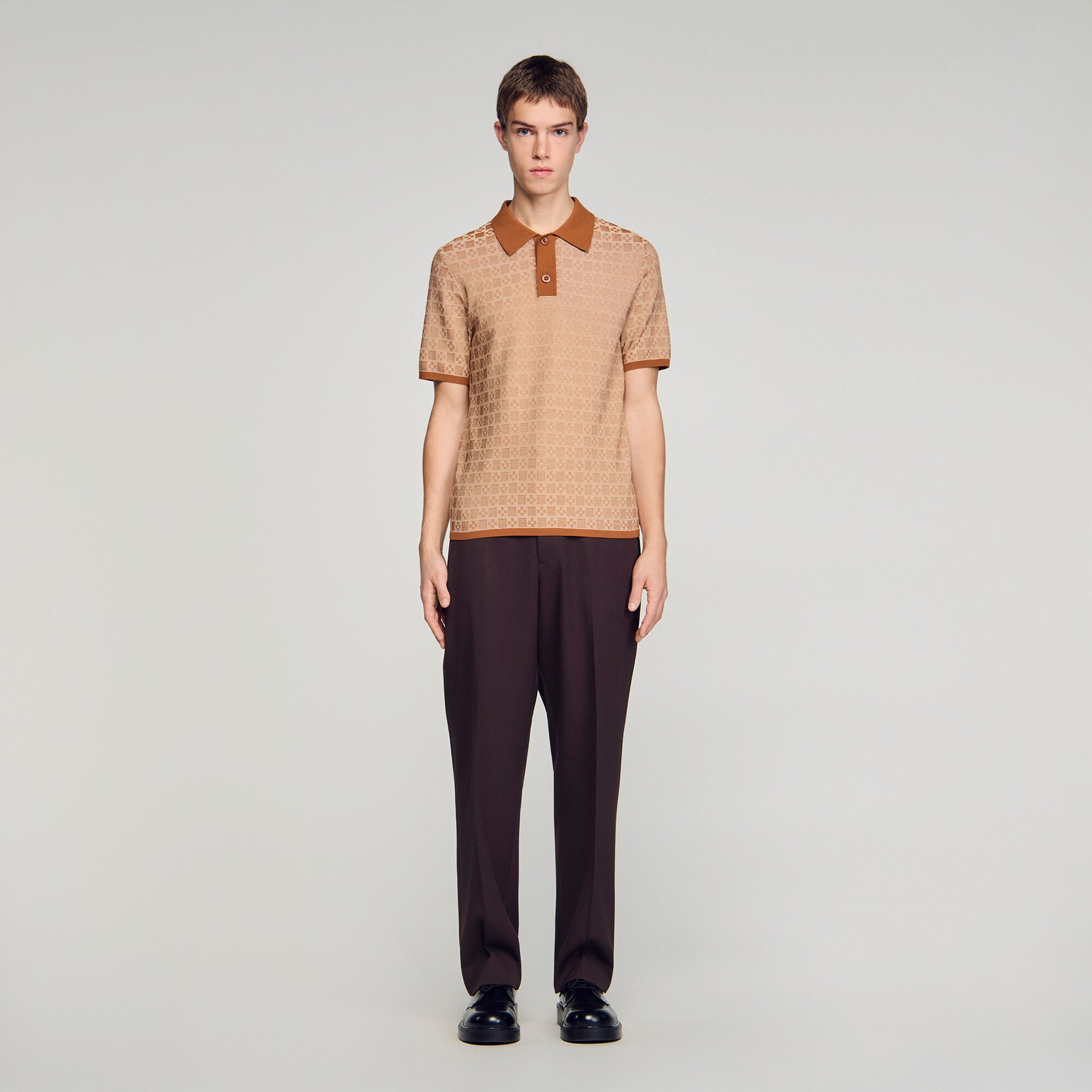 Square Cross polo shirt