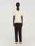 Stretch knit polo shirt