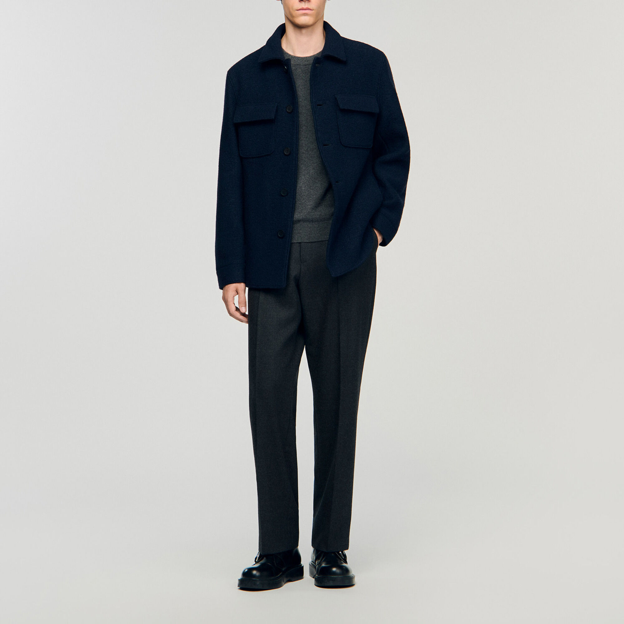 Wool overshirt - Men | Sandro