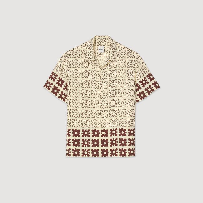 Floral motif shirt