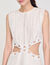 Short dress with cutouts