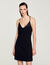 Short dress with rhinestone straps