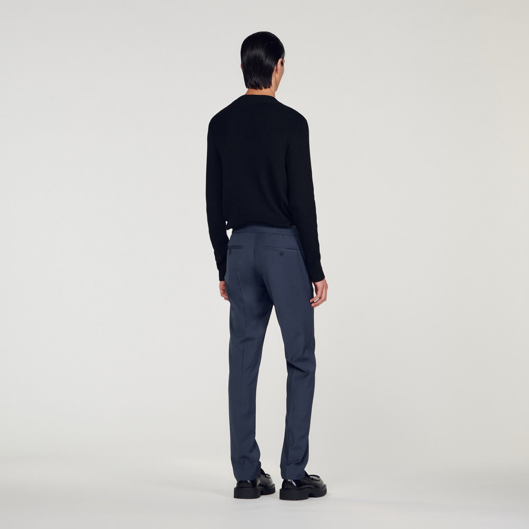 Virgin wool trousers