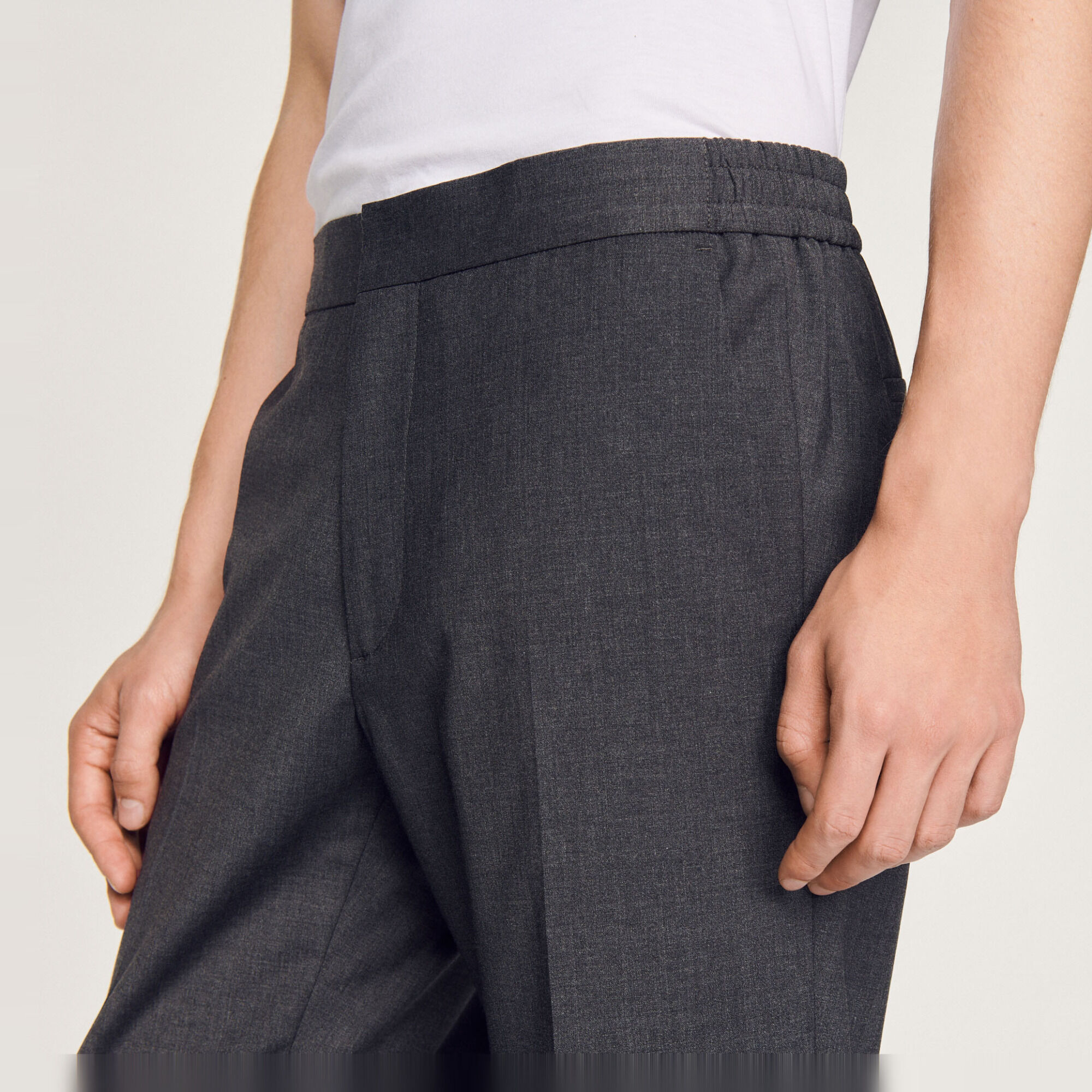 Virgin wool trousers