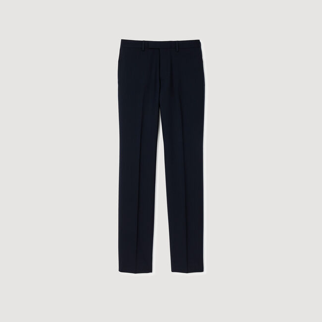 Wool suit trousers