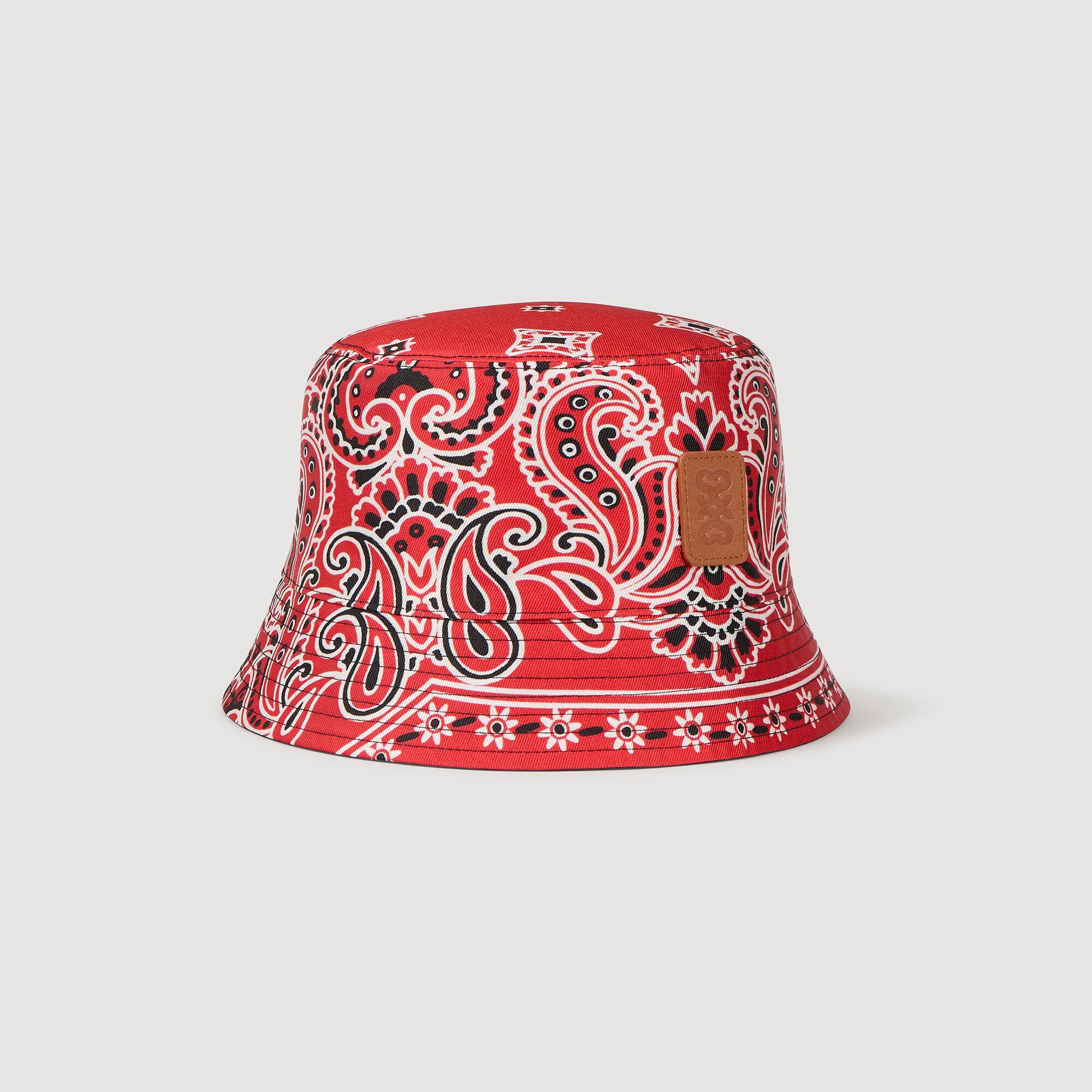 Patterned bucket hat