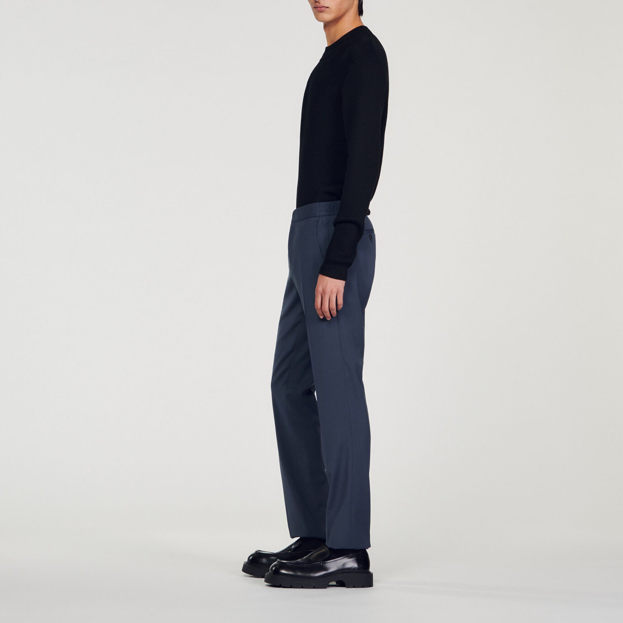 Virgin wool trousers