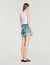 Short floral print shorts
