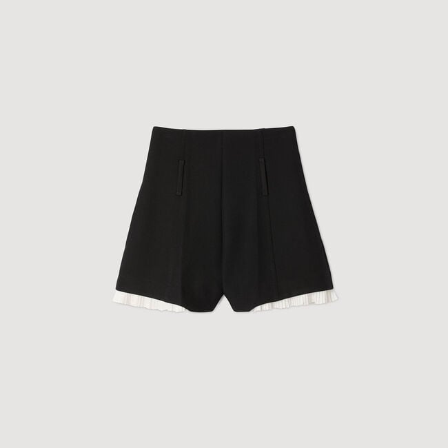Tailored flounced shorts
