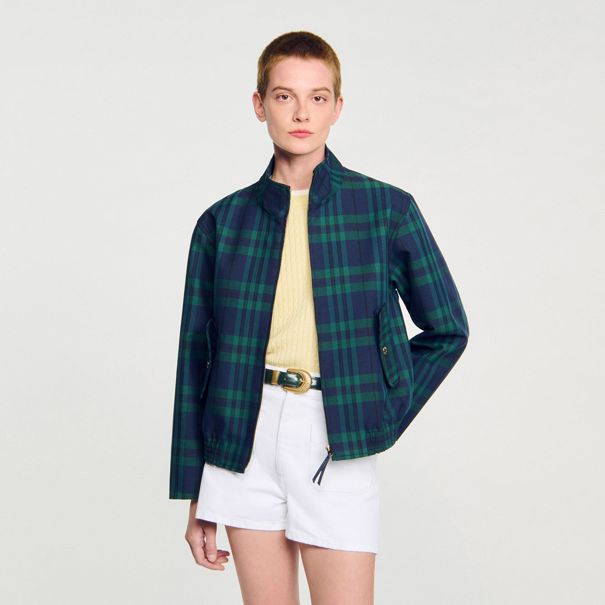 Checked jacket