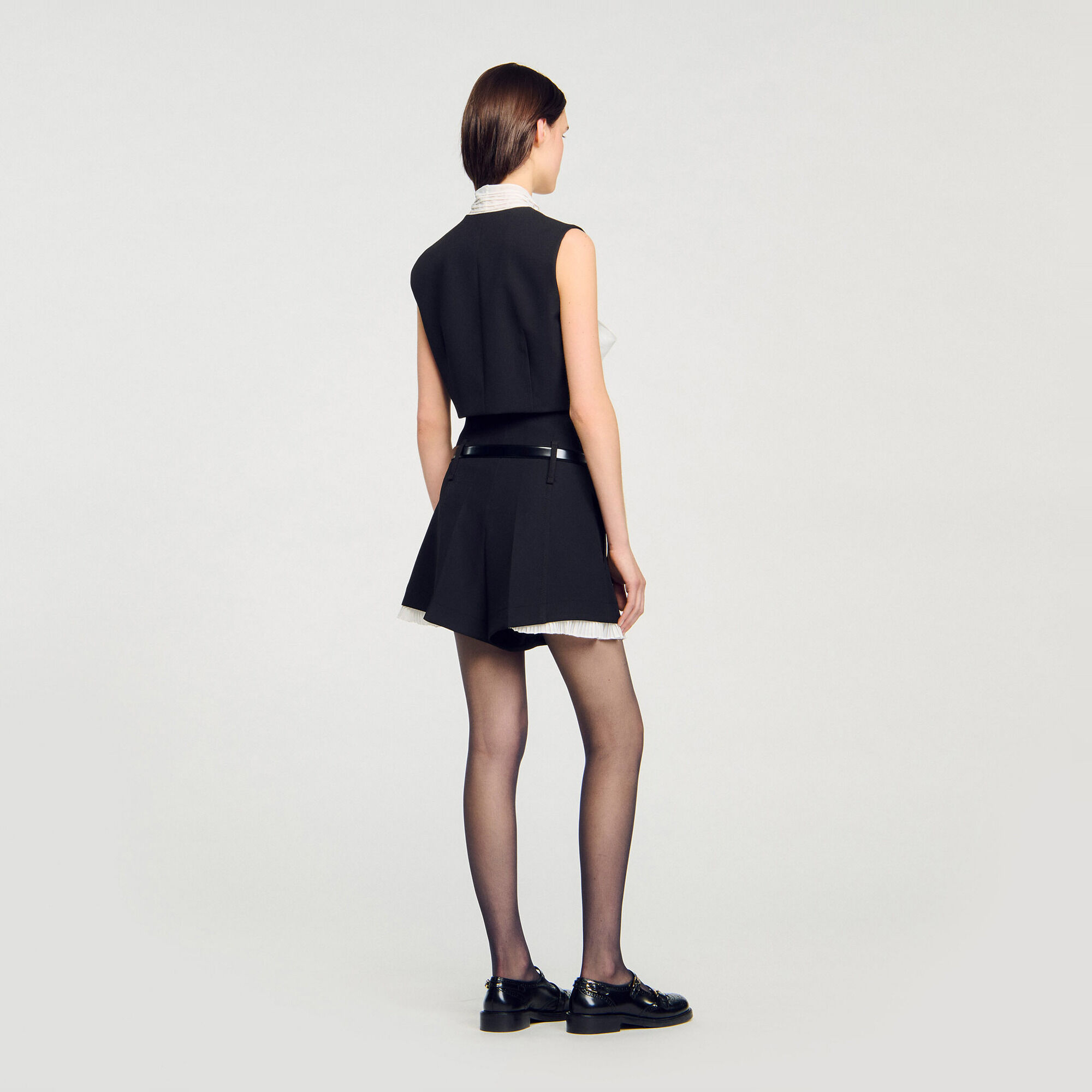 Bow neck crop top - Women | Sandro
