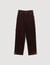 Velvet cargo trousers