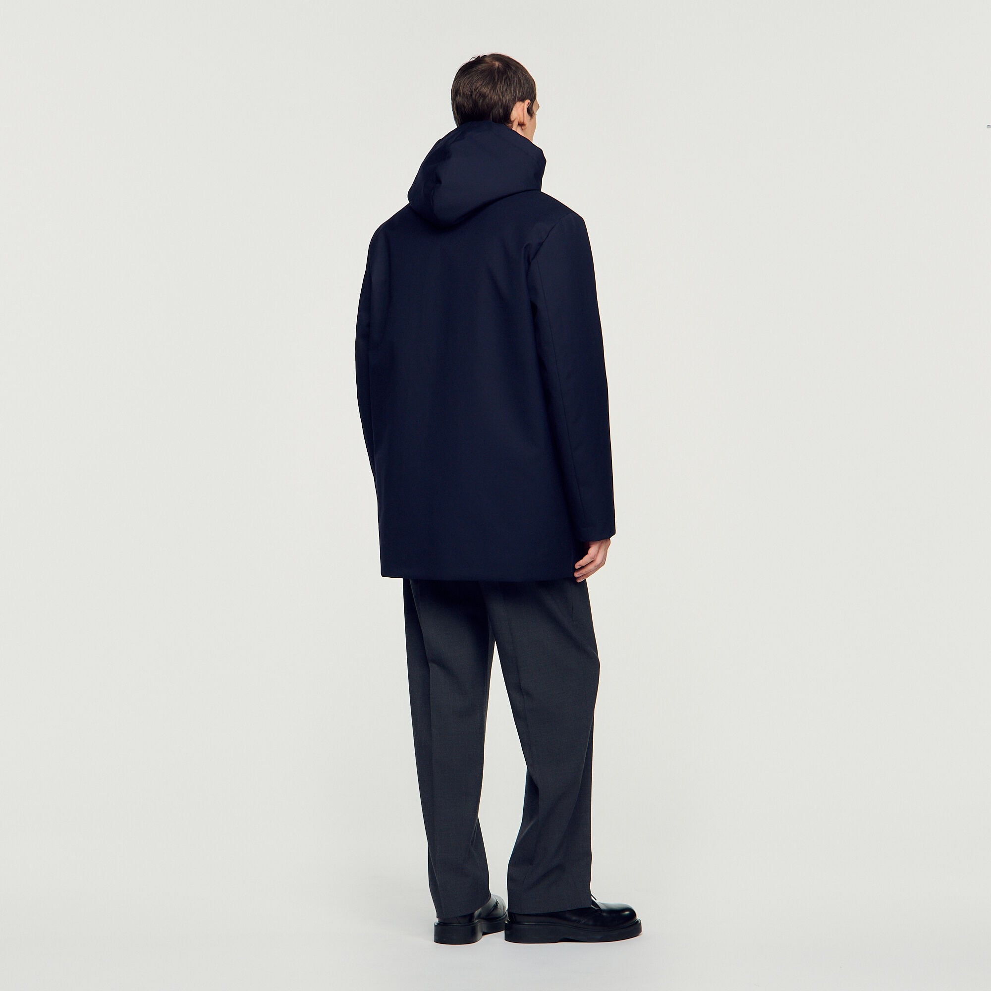 Hooded parka with zip - Men | Sandro