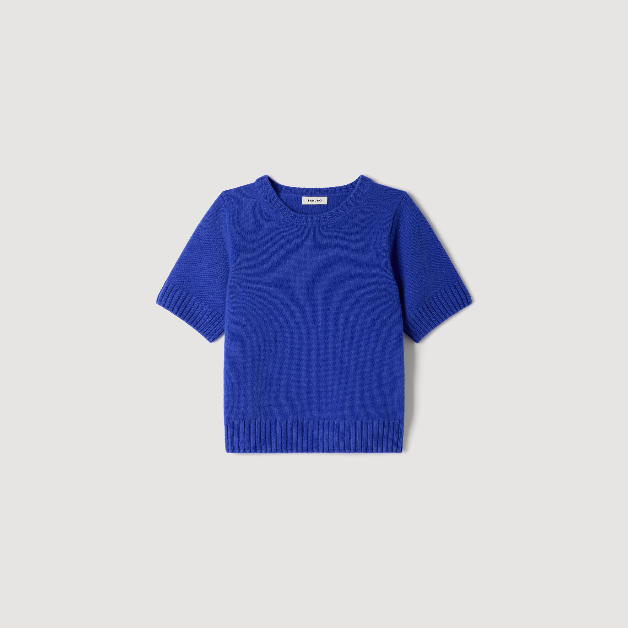 Wool jumper with logo