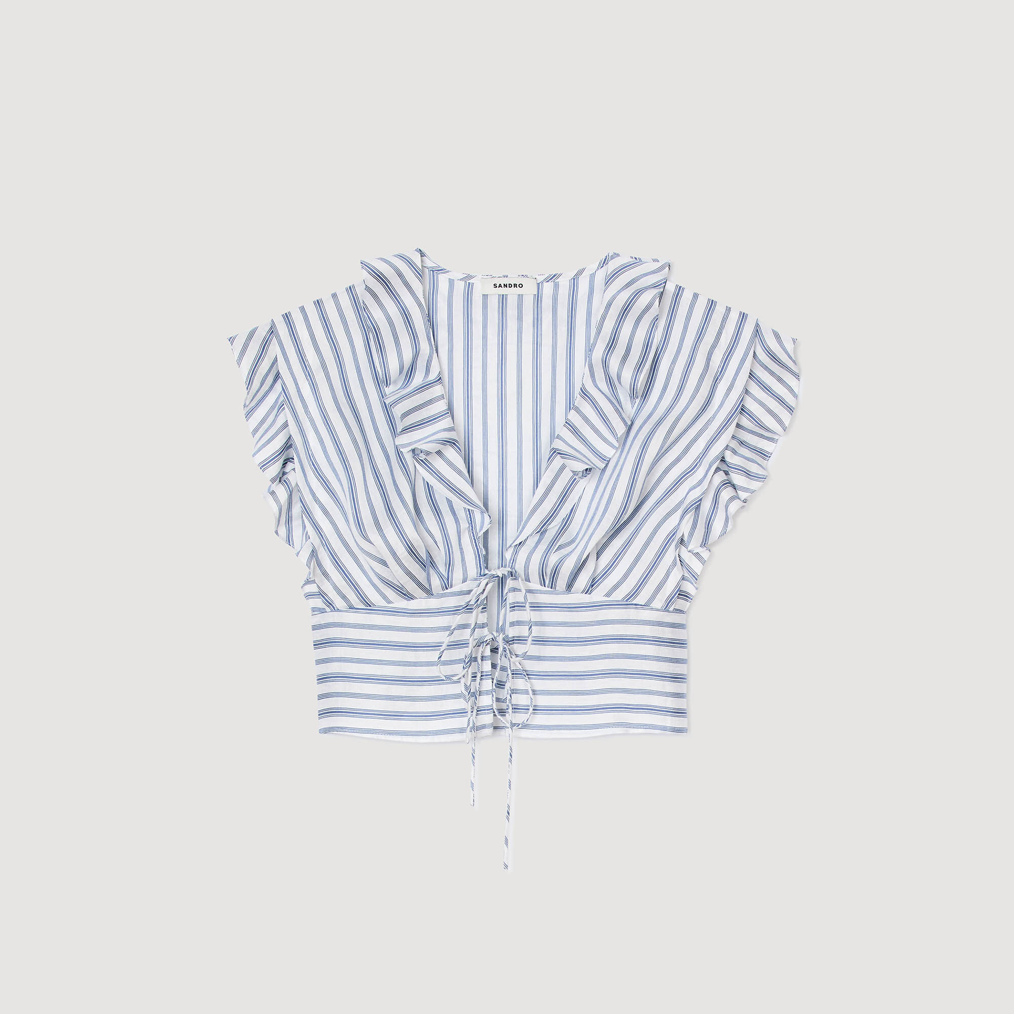 Striped crop top