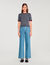 Two-tone cropped jumper