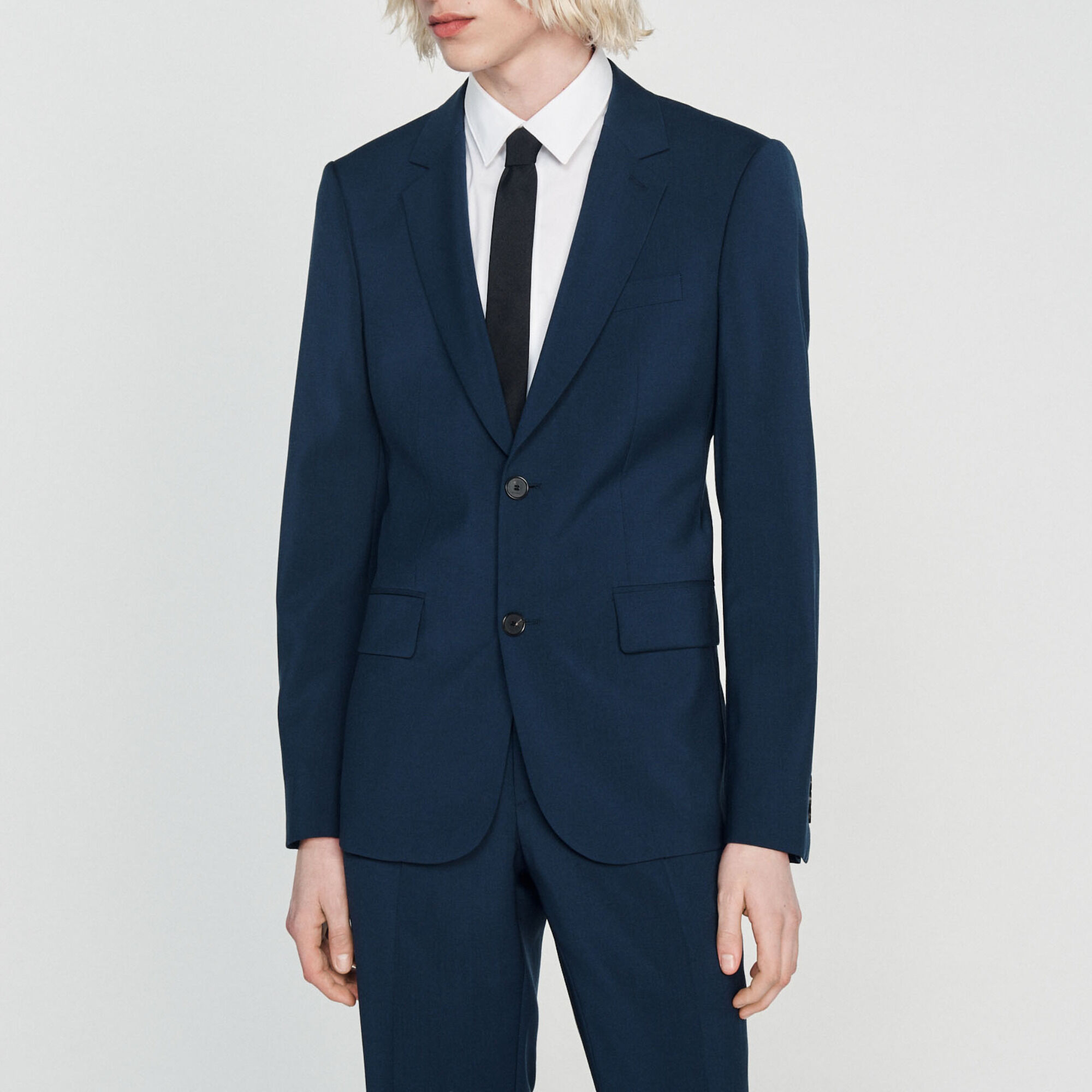 Virgin wool suit jacket