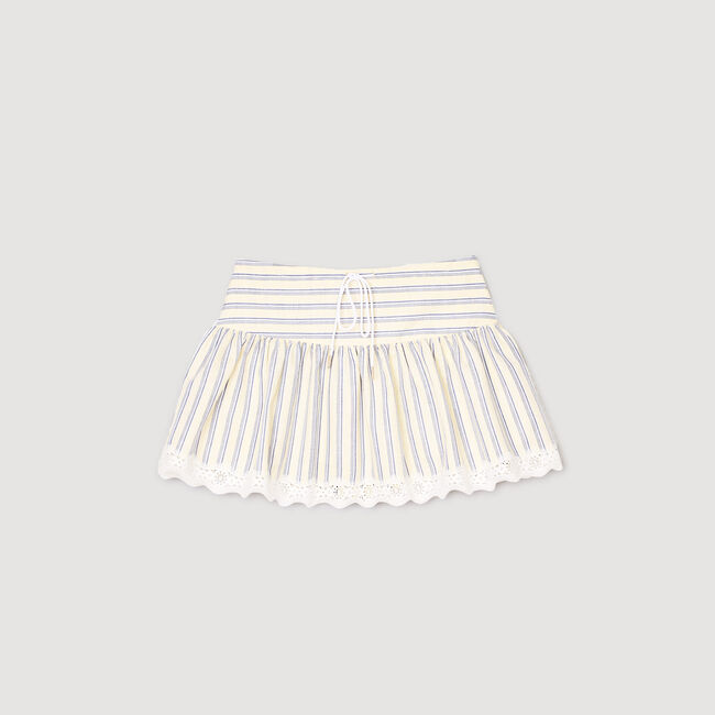 Striped skort