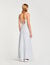 Stripy maxi dress with straps