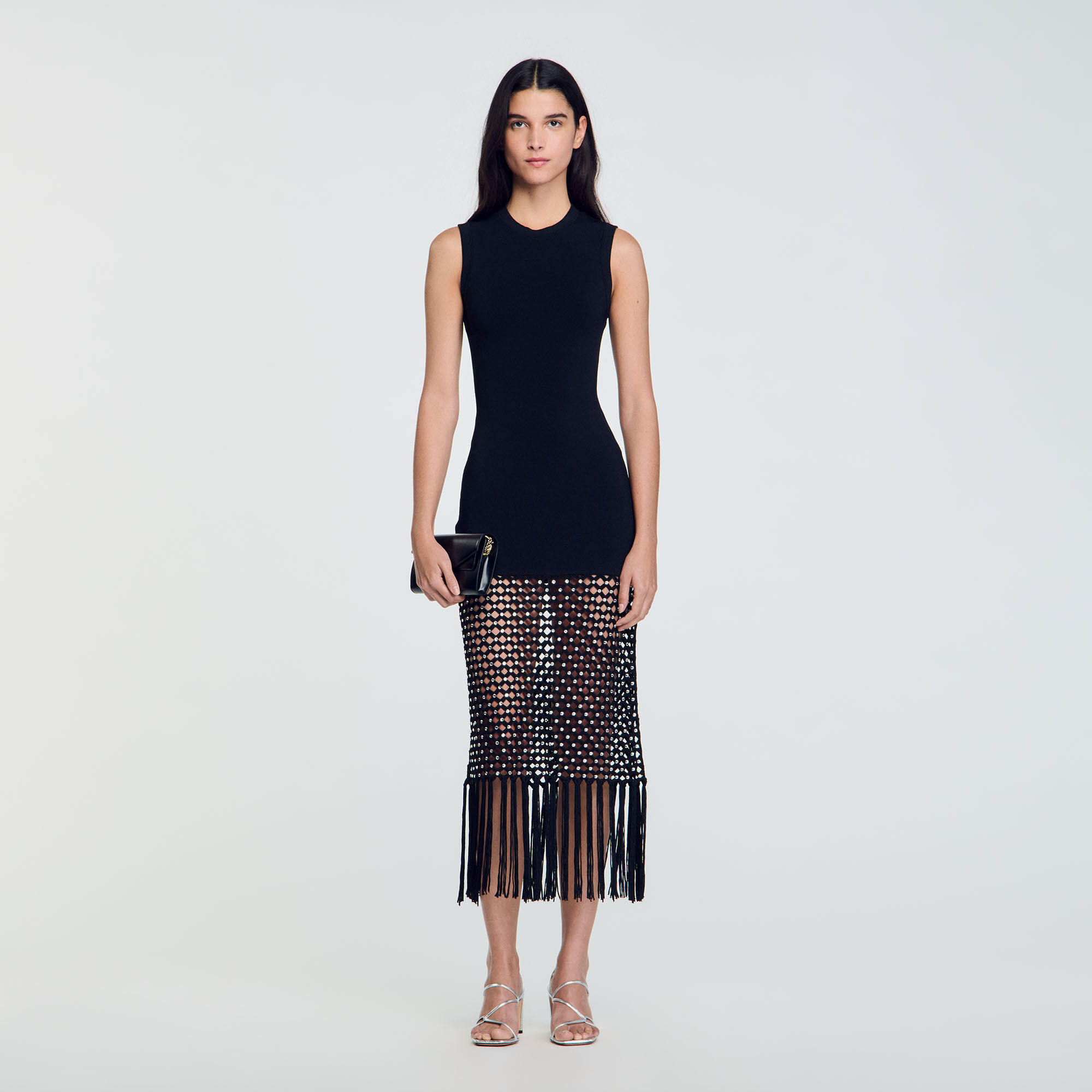 Midi dresses for women Sandro Paris