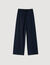 Asymmetric straight-leg trousers