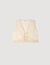Guipure ruffle crop top