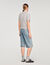 Argyle polo-neck jumper