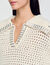 Sailor-neck wool jumper