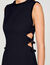 Short dress with cutouts