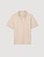 Short-sleeve knitted polo shirt