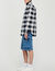 Quilted checked jacket