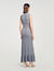 Knit maxi dress with studs