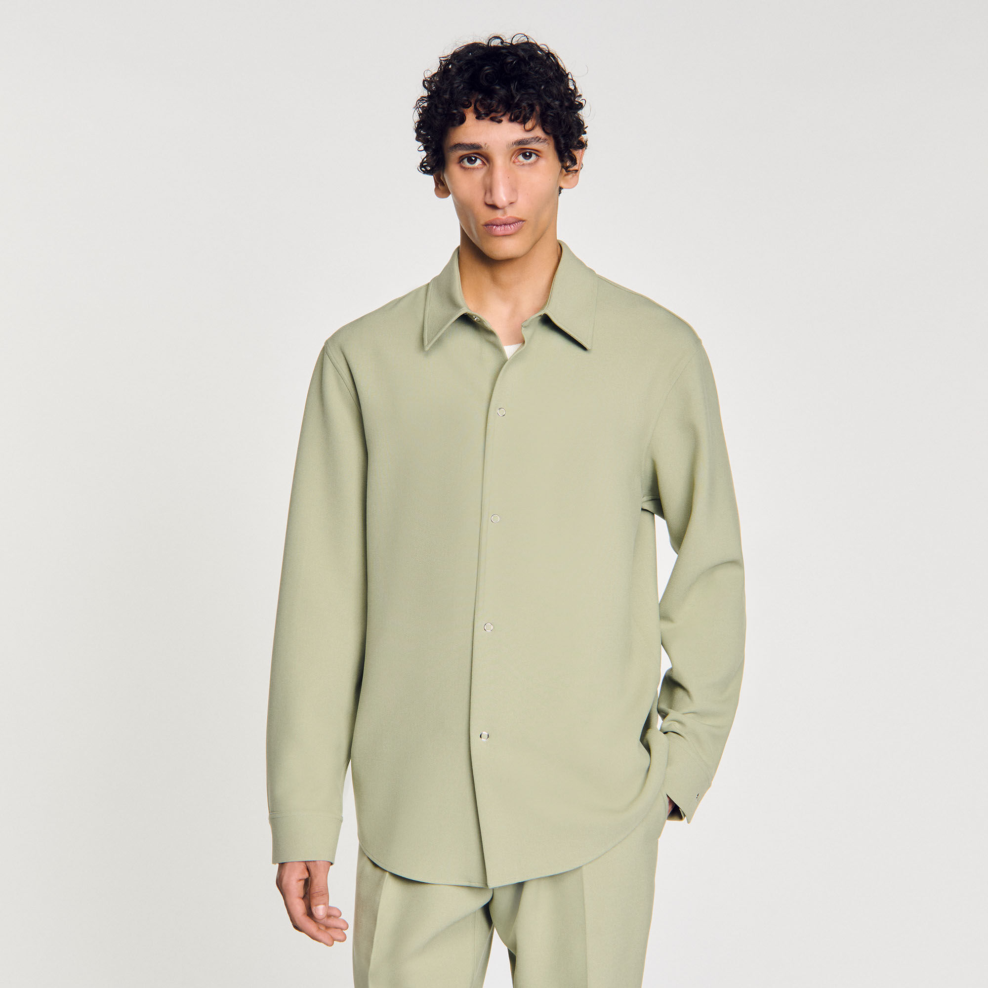 Long-sleeved jersey shirt