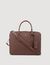 Synthetic leather briefcase