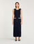 Long dress with crochet detailing