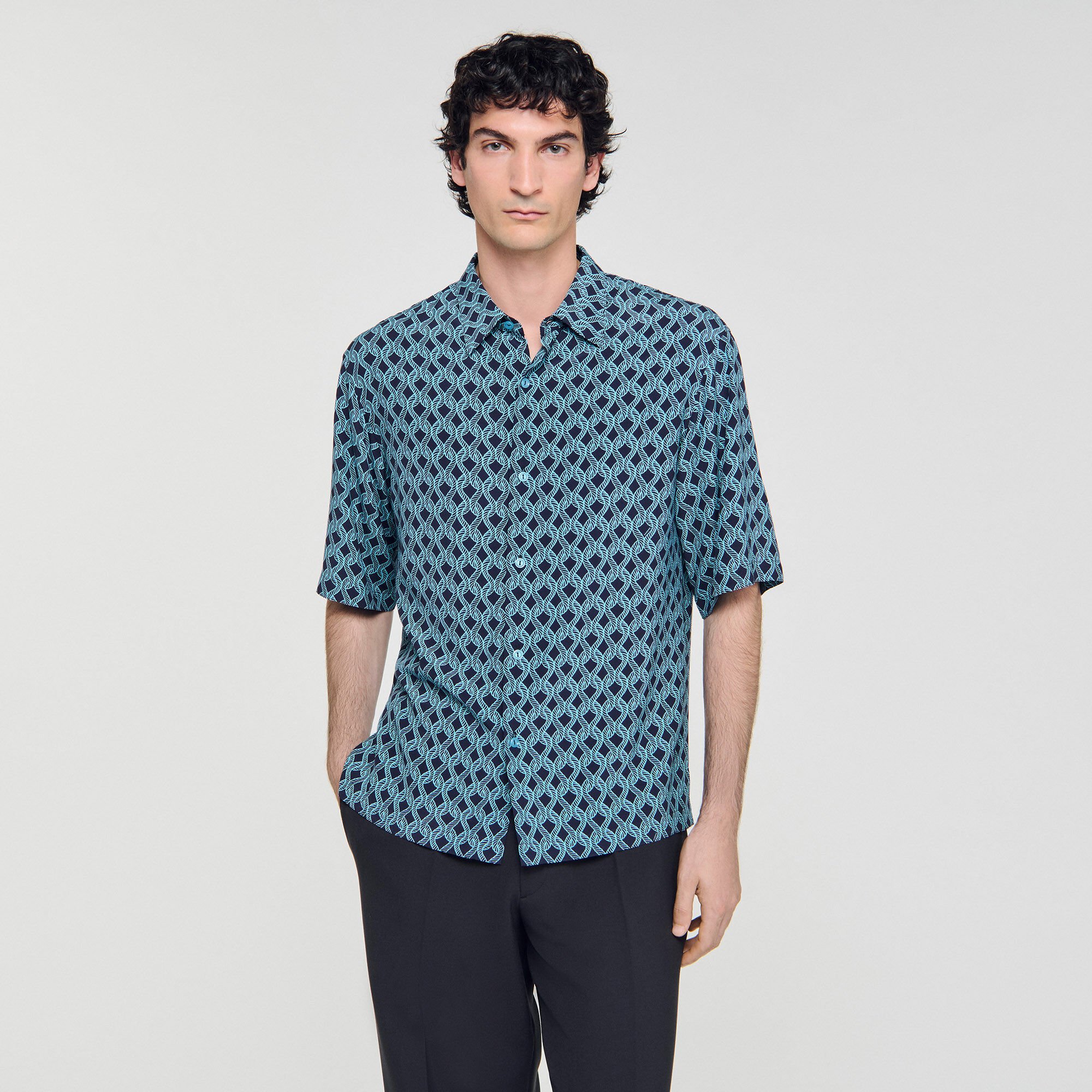 Rope print shirt