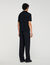 Knitted polo shirt with zip collar