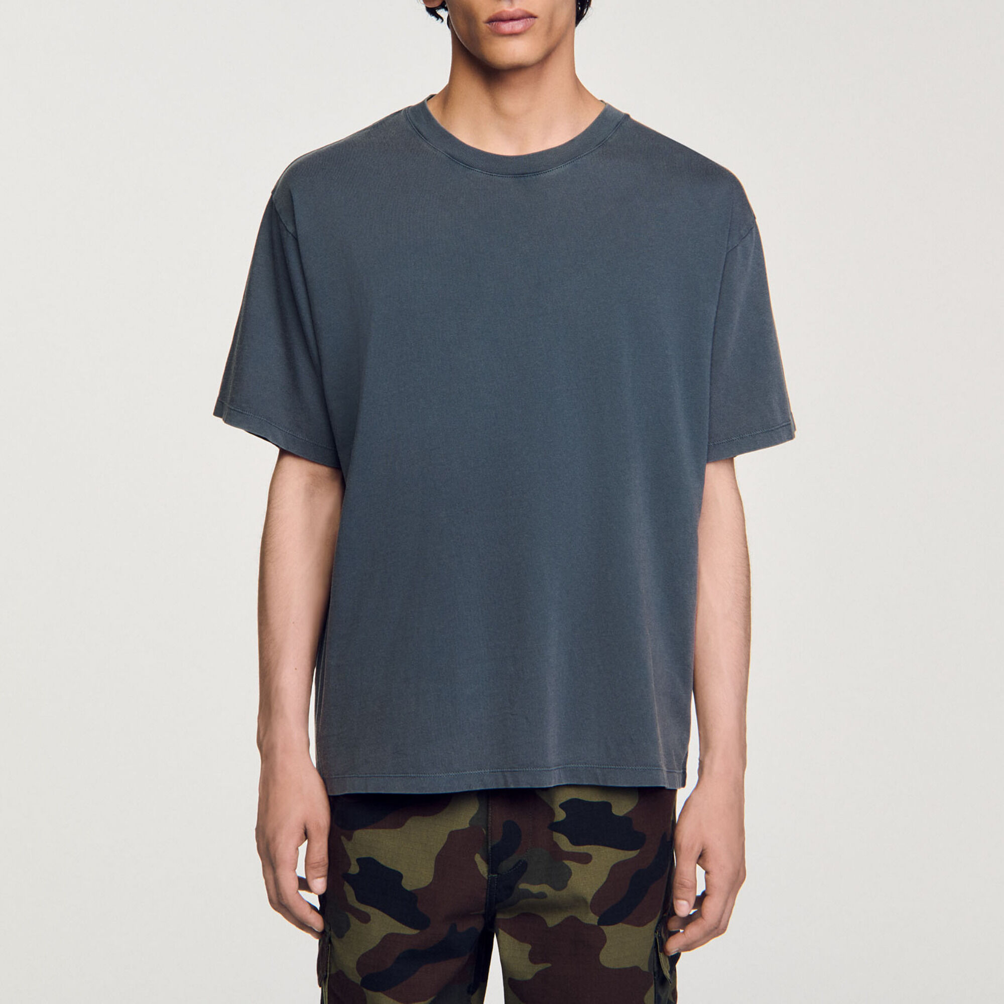 Faded-effect T-shirt