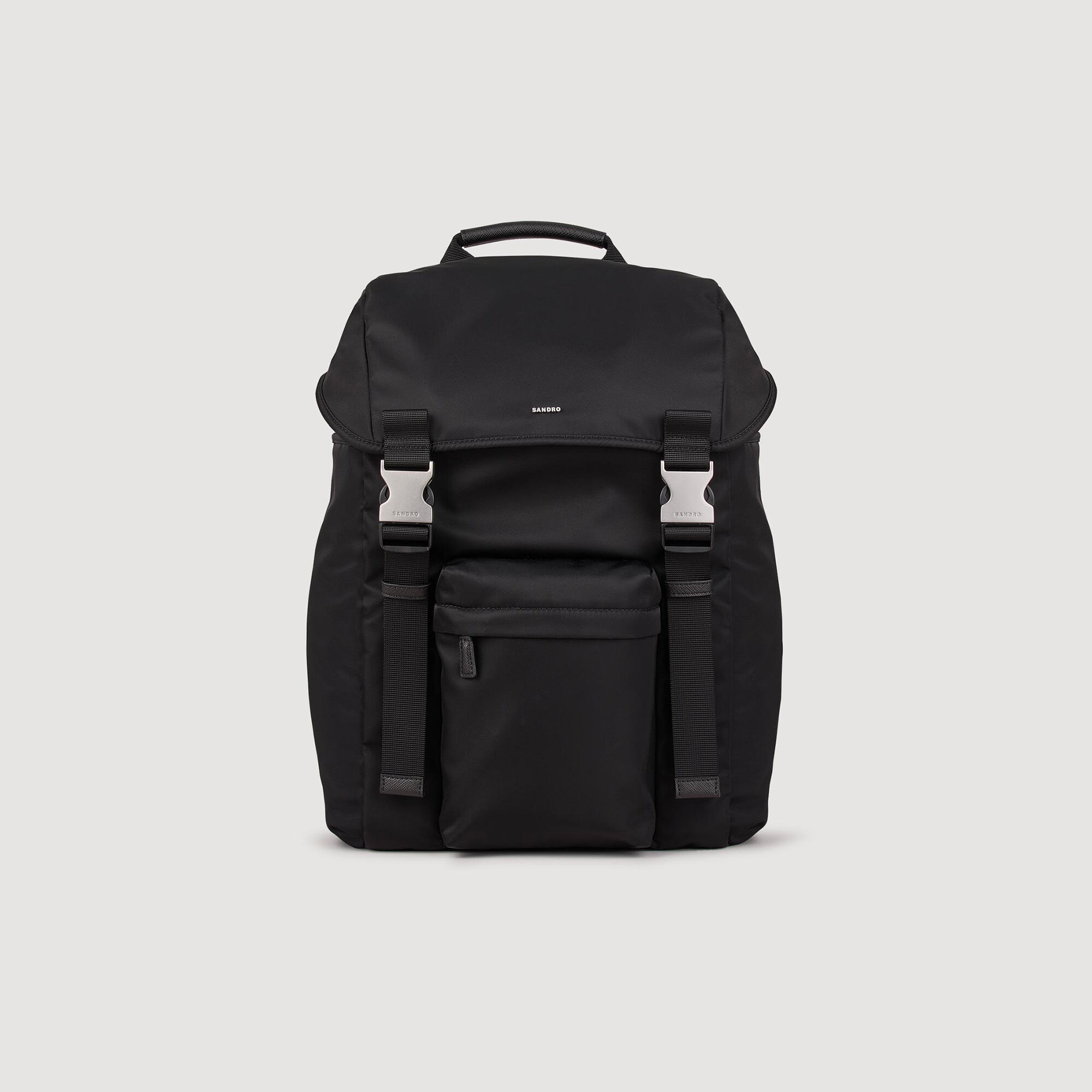 Recycled leather backpack