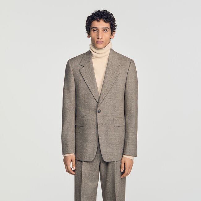 Wool suit jacket - Men | Sandro