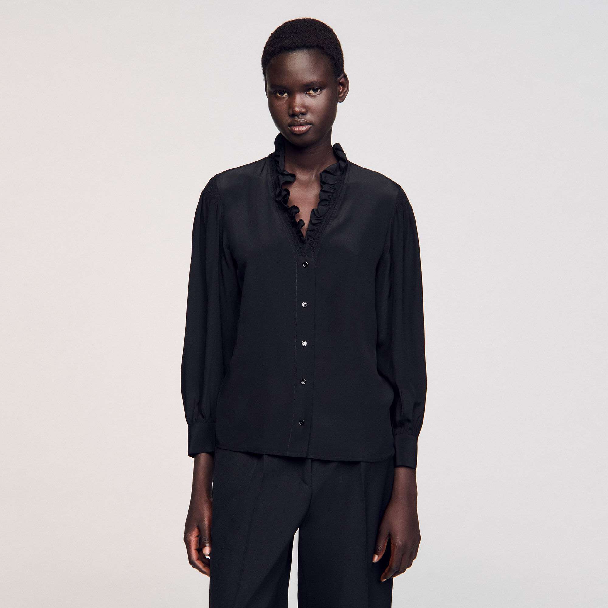 Floaty silk shirt