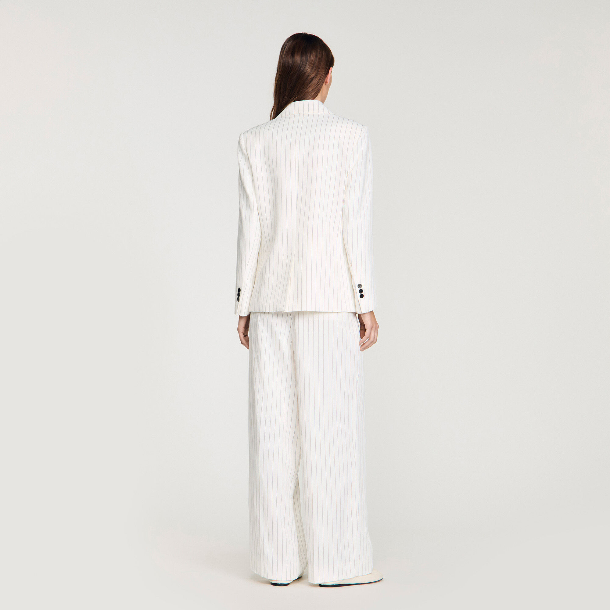 Striped tailored jacket