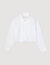 Cropped shirt with bow details