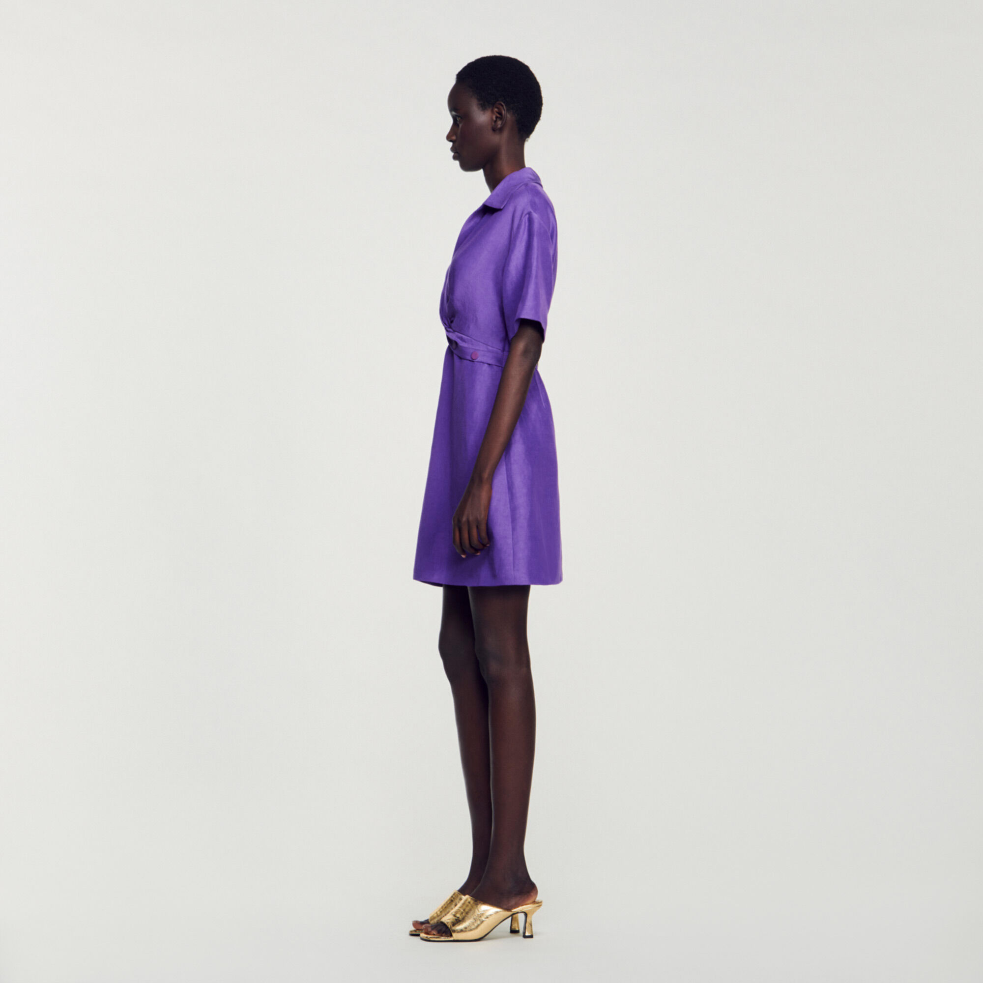 Sandro clearance purple dress