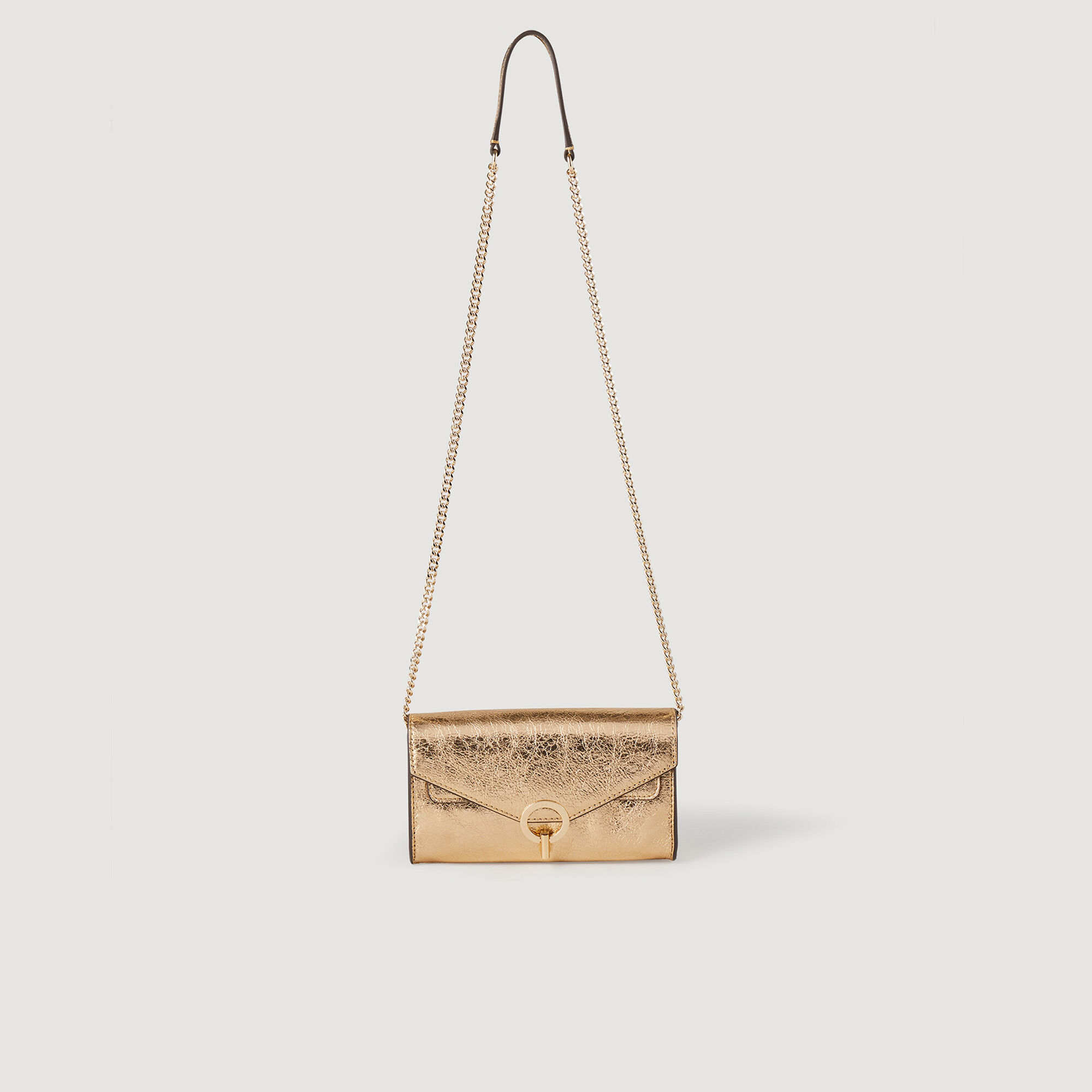Gold clutch top bag ireland