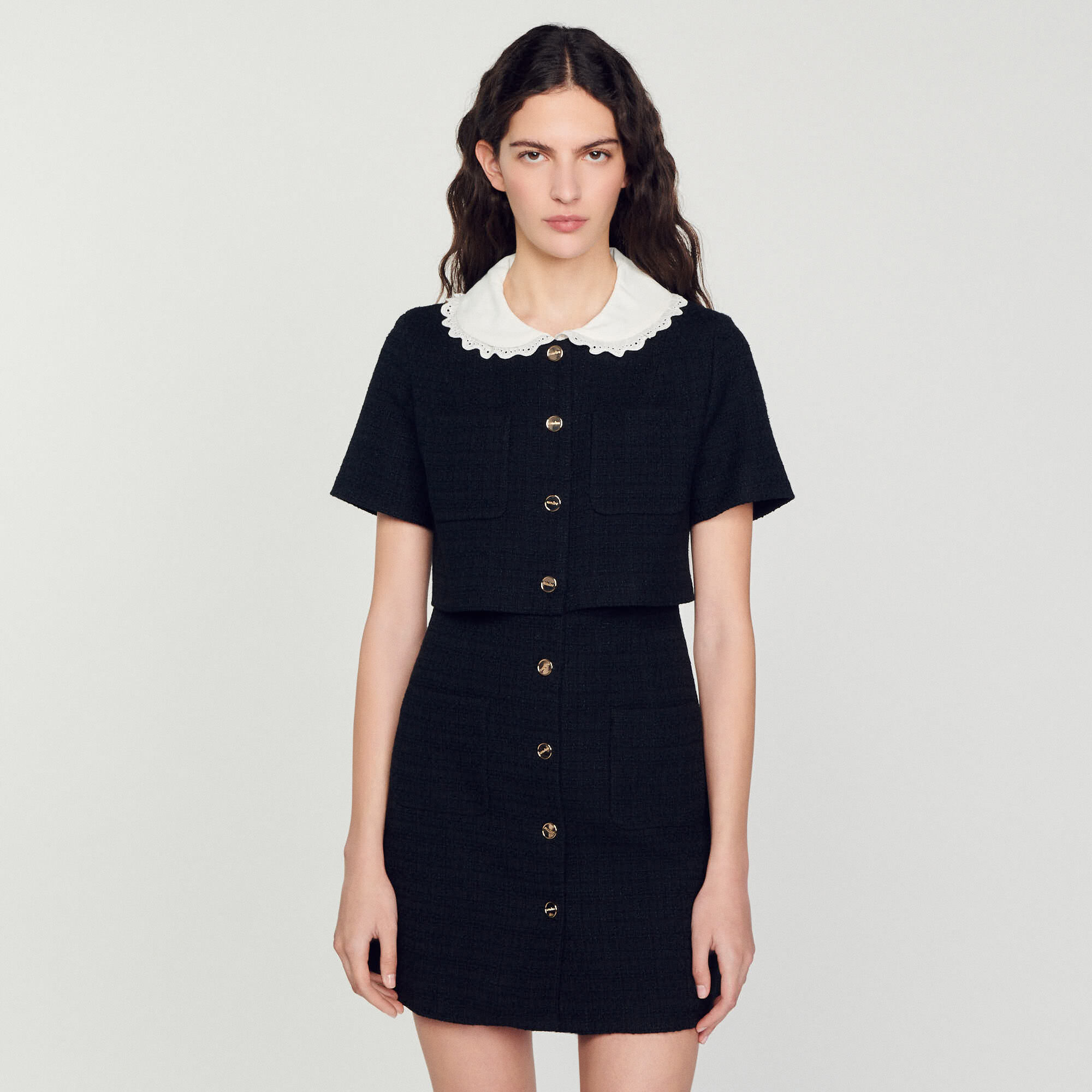 Robe sandro noir sales