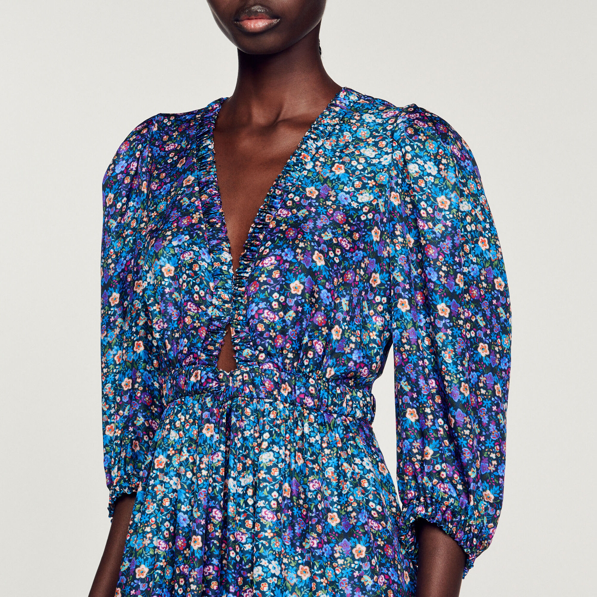 Robe on sale bleu sandro