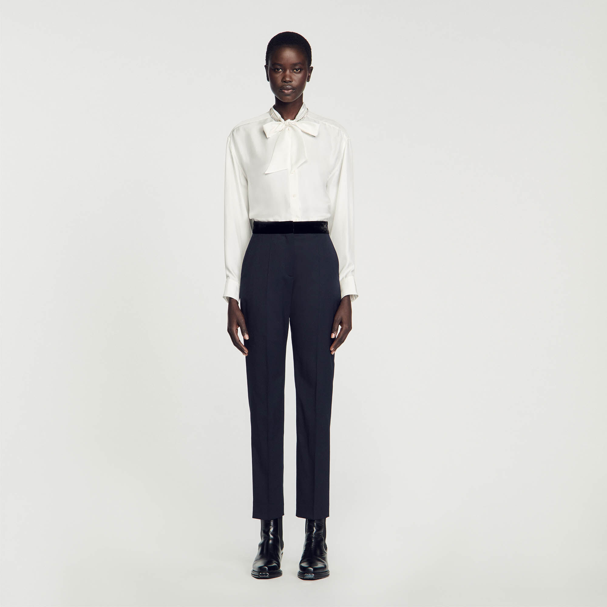 Pantalon discount sandro femme