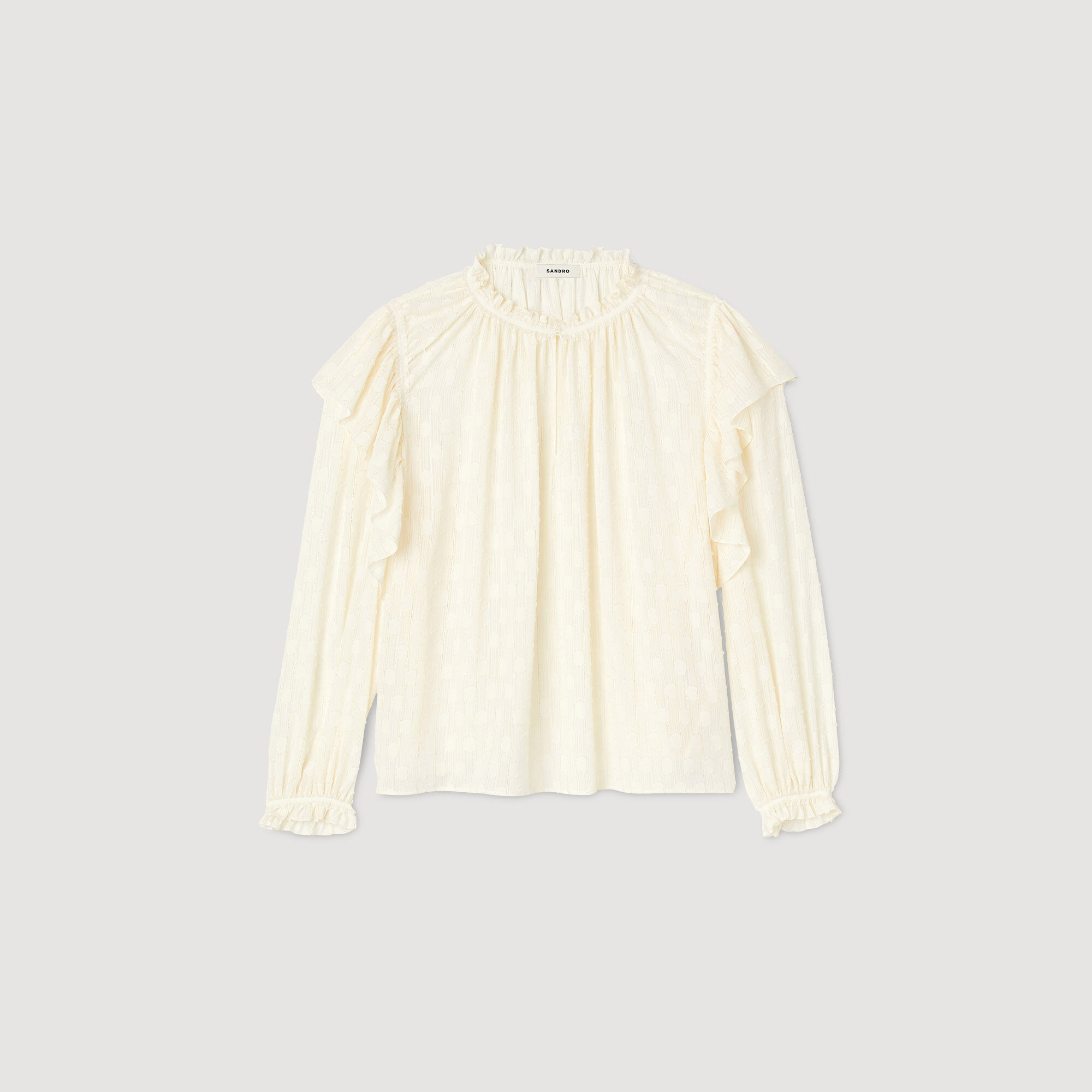 Ruffled blouse